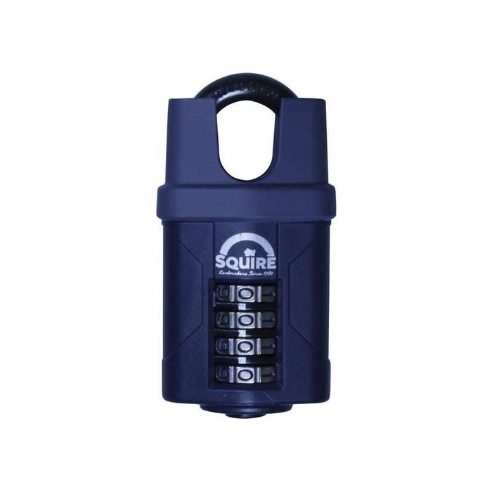 Squire CP50CS Combination Padlock 4-Wheel Closed Shackle 50mm Squire - Town Tools