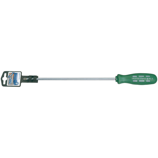 Draper Long Reach Mechanic's/Engineers PZ Type Screwdriver, No.2 x 250mm 55509 Draper - Town Tools 