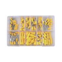 Connect Assorted Yellow Terminals Box 110pc 31852
