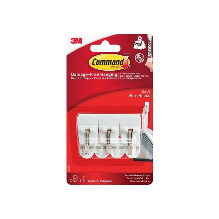 Command™ White Wire Hooks (Pack 3) Command™ - Town Tools