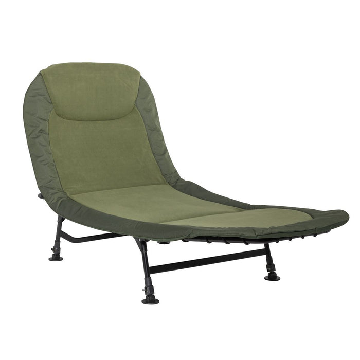 Dellonda Adjustable Bedchair with Fleece Mattress & Pillow DL77