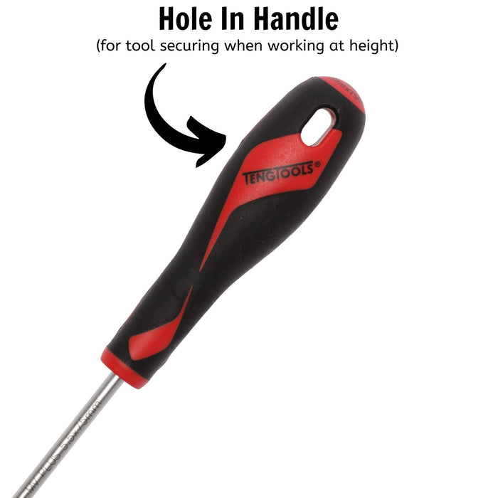 Teng Tools Flat Screwdriver 1.0 x 5.5 x 75mm S Teng Tools - Town Tools 