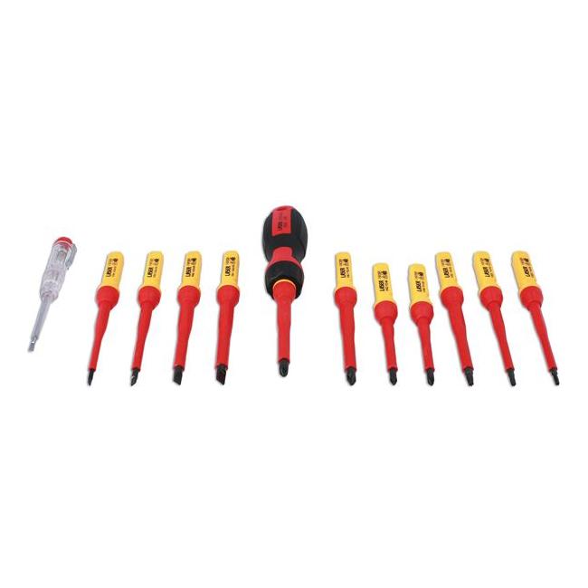 Laser Insulated Screwdriver Set 13pc 7939 Laser - Town Tools 