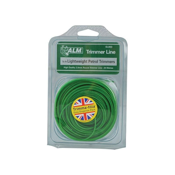 Alm Manufacturing SL003 Light-Duty Petrol Trimmer Line 2.0mm x 20m ALM Manufacturing - Town Tools
