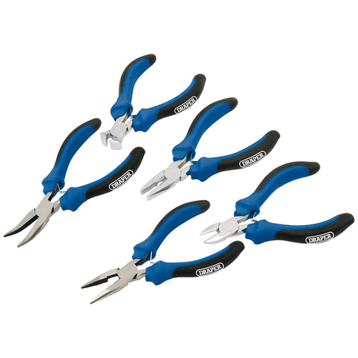 Draper Soft Grip Mini Pliers Set (5 Piece) 12544 Draper - Town Tools 