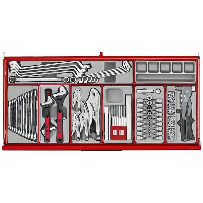 Teng Tools 37" PRO35™ roller cabinet tool kit 595 pieces red Town Tools - Town Tools