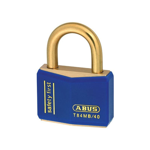Abus Mechanical T84MB/40mm Blue Rustproof Padlock ABUS Mechanical - Town Tools