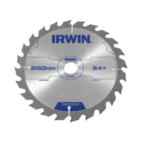 Irwin® General Purpose Table & Mitre Saw Blade 250 x 30mm x 24T ATB