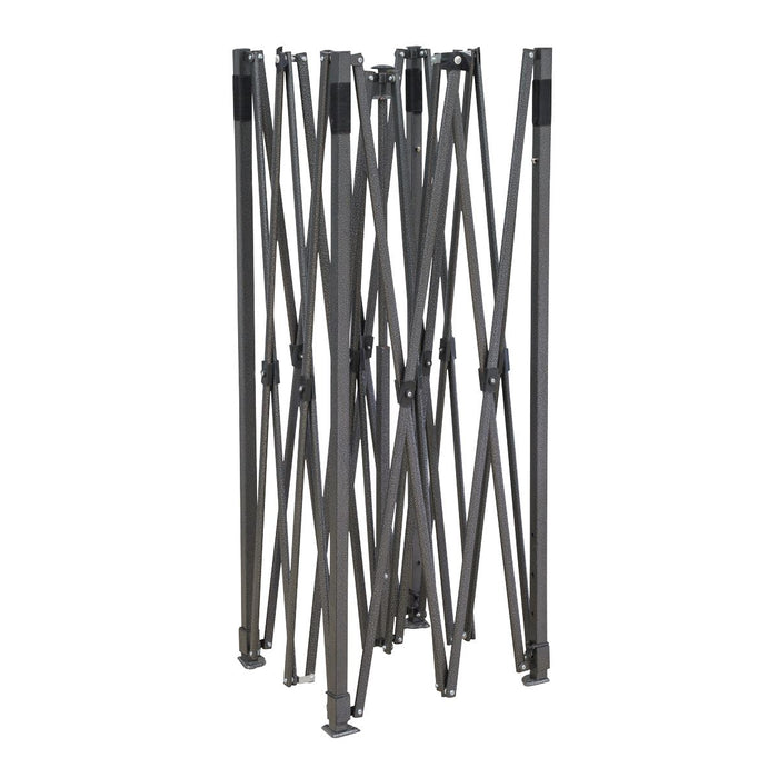 Dellonda 2x2m Pop-Up Gazebo Heavy Duty  Carry Bag Rope Stakes & Weight Grey