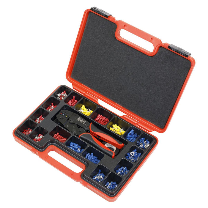 Sealey Ratchet Crimping Tool Kit 552pc AK386 Sealey - Town Tools 