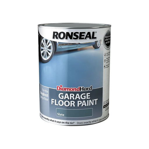 Ronseal Diamond Hard Garage Floor Paint Slate 5 litre Ronseal - Town Tools