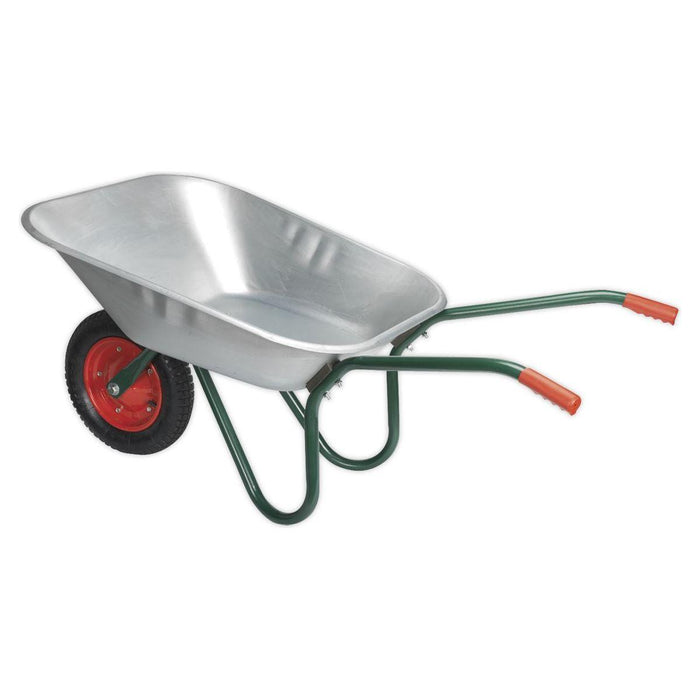 Sealey Wheelbarrow 65L Galvanized WB65 Sealey - Town Tools 