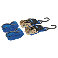 Draper Ratcheting Tie Down Straps, 4.5m x 25mm, 225kg (2 Piece) 92769