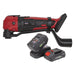 Sealey SV20 Series Cordless Oscillating Multi-Tool Kit 20V - 2 Batteries Sealey - Town Tools 