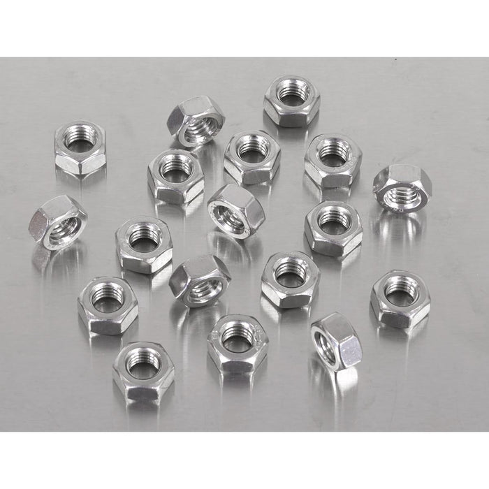 Sealey Stainless Steel Full Nut M8 x 1.25 pitch, DIN 934 - Pack of 100 SS8 Sealey - Town Tools 