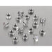 Sealey Stainless Steel Full Nut M8 x 1.25 pitch, DIN 934 - Pack of 100 SS8 Sealey - Town Tools 