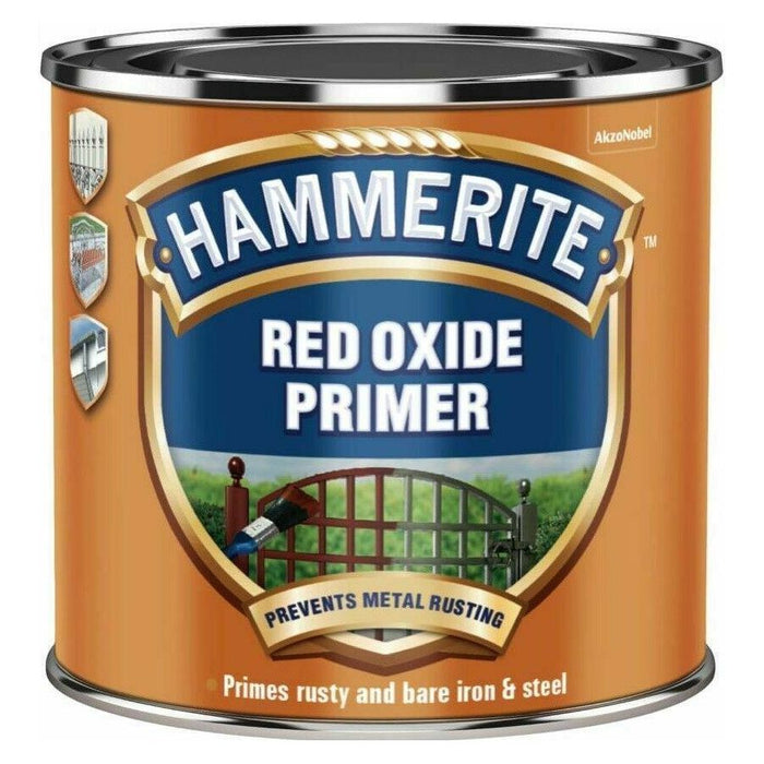 2x Hammerite Red Oxide Primer For Metal BBQ Garage Door & Radiator 250ml
