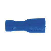 Sealey Fully Insulated Terminal 4.8mm Female Blue Pack of 100 BT15