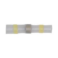 Sealey Heat Shrink Butt Connector Solder Terminal 12-10 AWG Yellow Pack of 25