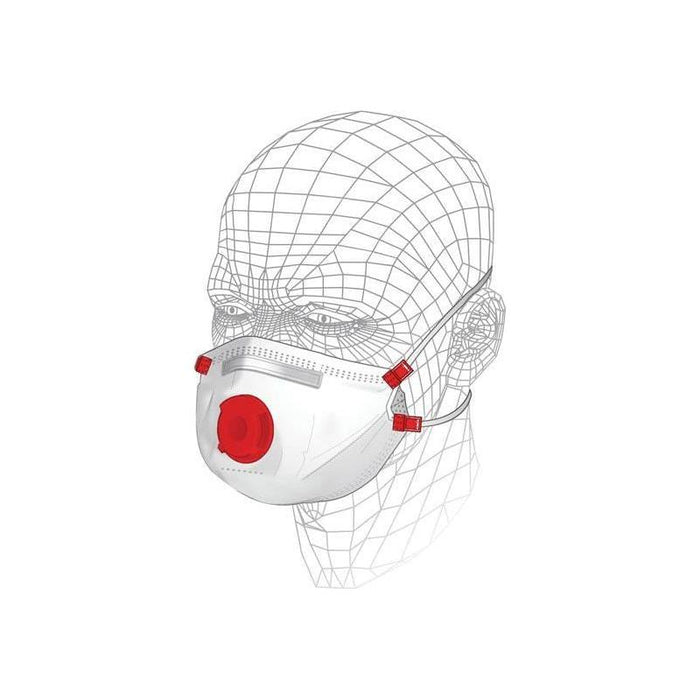 Vitrex Premium Valved Multipurpose Respirator P3 (Pack 3) Vitrex - Town Tools