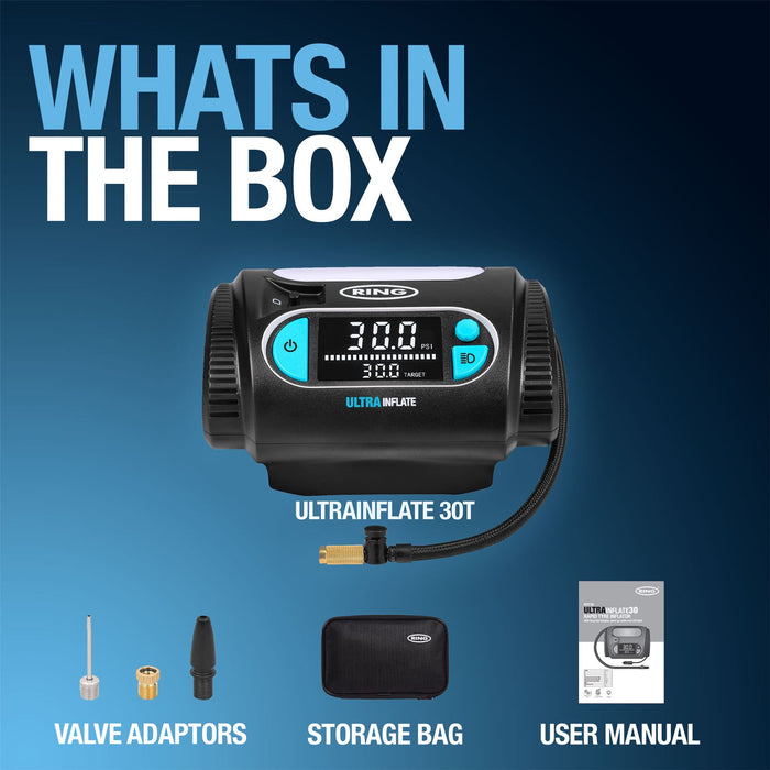 Ring RTI130T ULTRAINFLATE 30T Rapid Digital Tyre Inflator