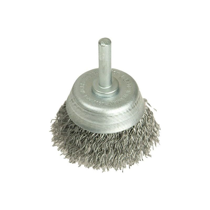 Lessmann DIY Cup Brush with Shank 50mm, 0.35 Steel Wire Lessmann - Town Tools