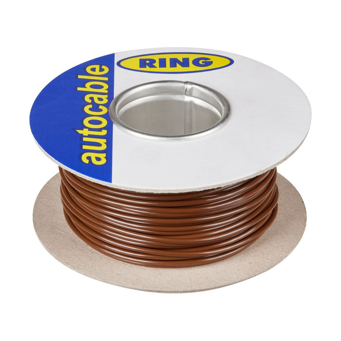 Ring Automotive RC0117N Cables, 28/0.30 mm, 50 m, Brown Ring Automotive - Town Tools 