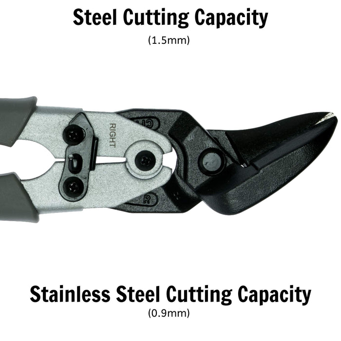 Teng Tools Offset Tin Snip Right/Straight Teng Tools - Town Tools 