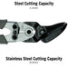 Teng Tools Offset Tin Snip Right/Straight Teng Tools - Town Tools 