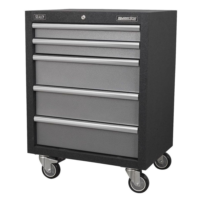 Sealey Modular 5 Drawer Mobile Cabinet 650mm APMS58 Sealey - Town Tools 