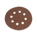 Faithfull Hook & Loop Sanding Disc DID3 Holed 125mm Coarse (Pack 5) Faithfull - Town Tools