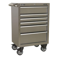 Sealey Rollcab 6 Drawer 675mm Stainless Steel Heavy-Duty PTB67506SS