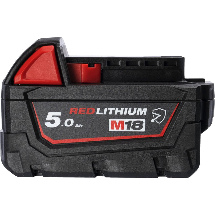 Milwaukee M18 B5-CR 18v Cordless Chemical Resistant Li-ion Battery 5ah Milwaukee - Town Tools 