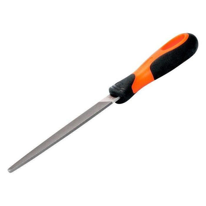 Bahco 1-110-08-2-2 ERGO™ Handled Tapered Edge Flat Second Cut File 200mm (8in) Bahco - Town Tools