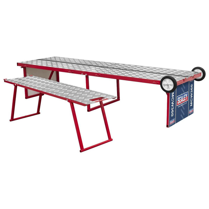 Sealey Motorcycle Portable Folding Workbench 360kg Capacity MCW360