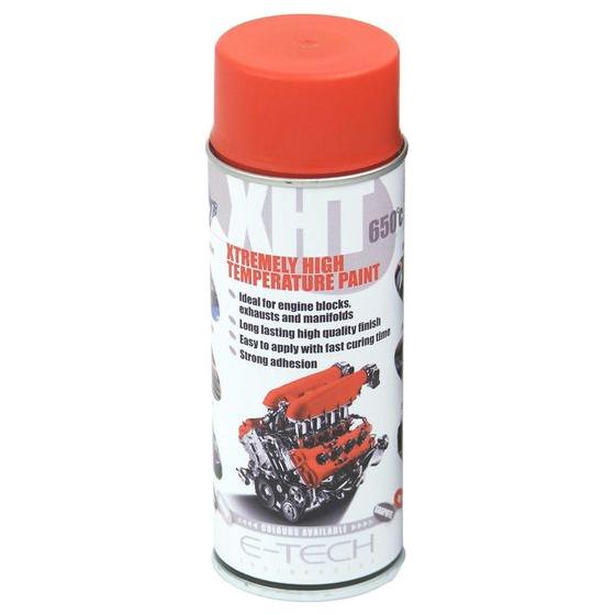 Red E-Tech 400ml Extremely High Temperature Paint XHT VHT Exhaust