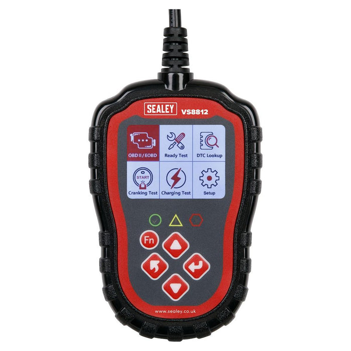 Sealey EOBD Code Reader Live Data VS8812 Sealey - Town Tools 