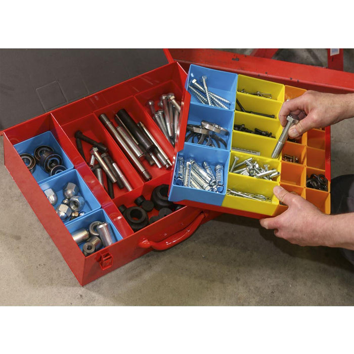 Sealey Metal Case 2-Layer with 27 Storage Bins APMC27 Sealey - Town Tools 