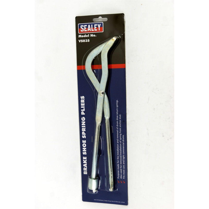 Sealey Drum Brake Shoe Return Spring Pliers Kit With Brake Spring Washer Tool Sealey - Town Tools 