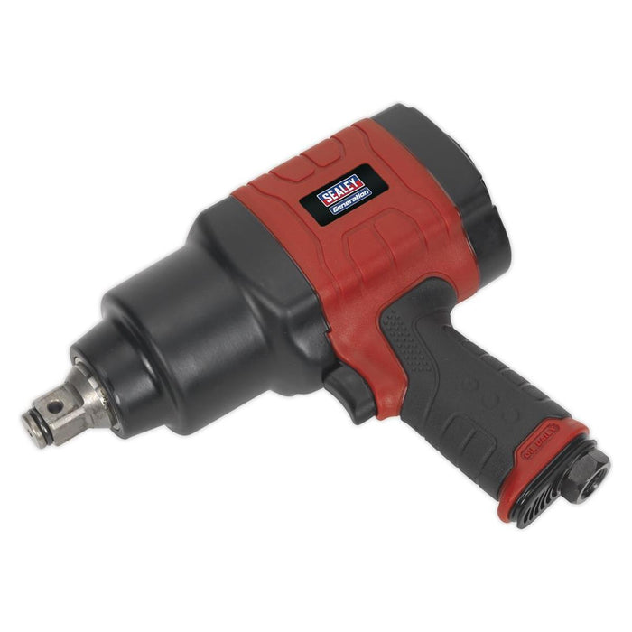 Sealey Composite Air Impact Wrench 3/4"Sq Drive Twin Hammer GSA6004 Sealey - Town Tools 