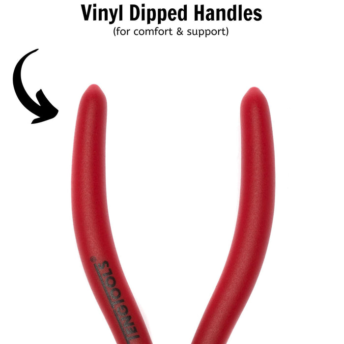 Teng Tools Bent Long Nose Plier 140mm Teng Tools - Town Tools 