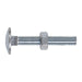 Sealey Coach Bolt & Nut DON 603 M6 x 40mm Zinc Pack of 100 CBN640 Sealey - Town Tools 