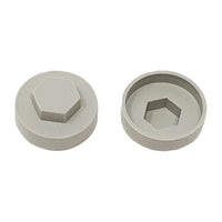 Forgefix TechFast Cover Cap Goosewing Grey 19mm (Pack 100)
