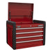 Sealey Topchest 4 Drawer with Ball-Bearing Slides AP3401 Sealey - Town Tools 