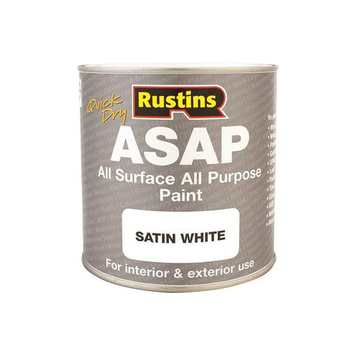 Rustins ASAP Paint White 500ml Rustins - Town Tools