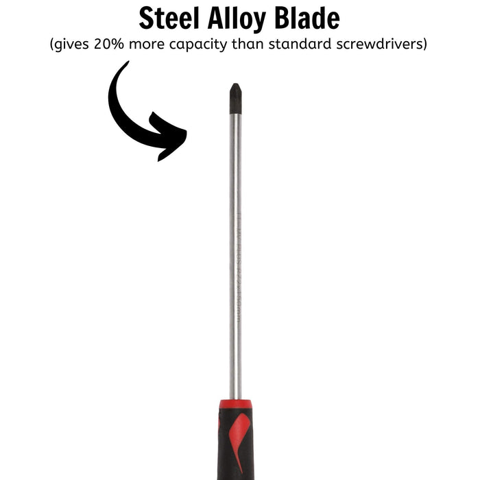 Teng Tools PZ Screwdriver PZ2 x 150mm M Teng Tools - Town Tools 