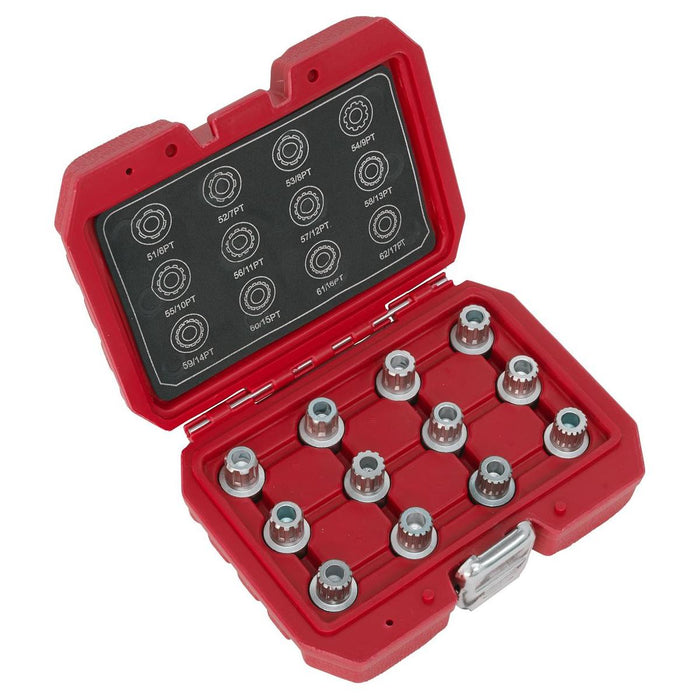 Sealey Locking Wheel Nut Key Set 12pc VW SX224 Sealey - Town Tools 