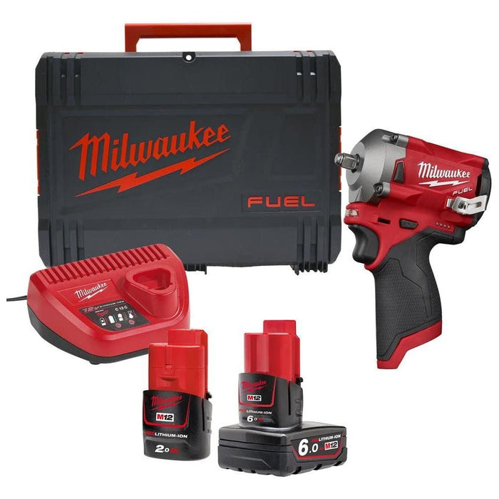 Milwaukee M12 Fuel 3/8 Impact Wrench (Kit) 4933464614 Milwaukee - Town Tools 