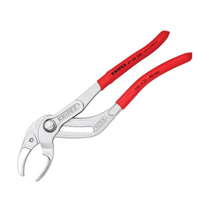 Knipex Plastic Pipe Grip Pliers Chrome 250mm Knipex - Town Tools