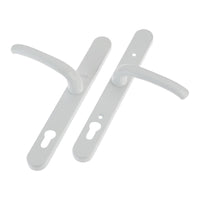 Yale Locks Retro Door Handle PVCu Polished PVD White Finish